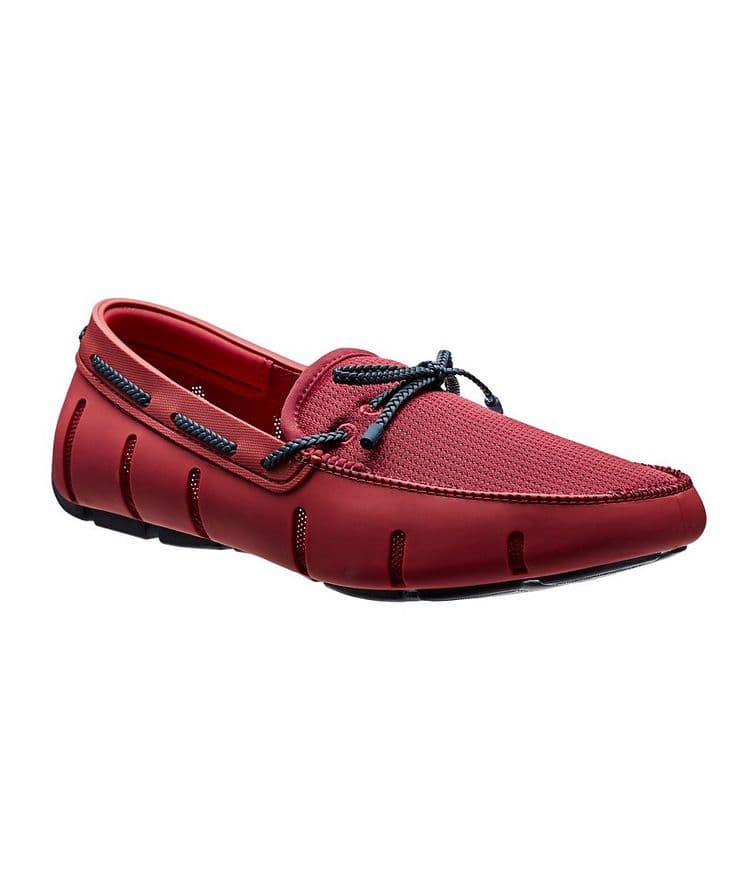 Braided Lace-Up Loafers image 0