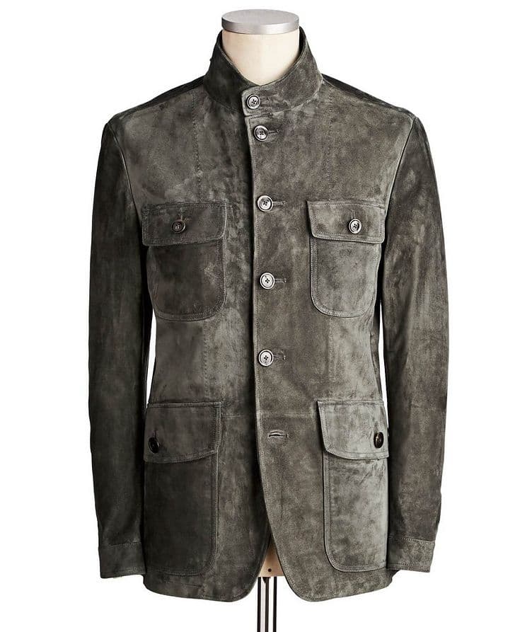 Suede Military Jacket image 0