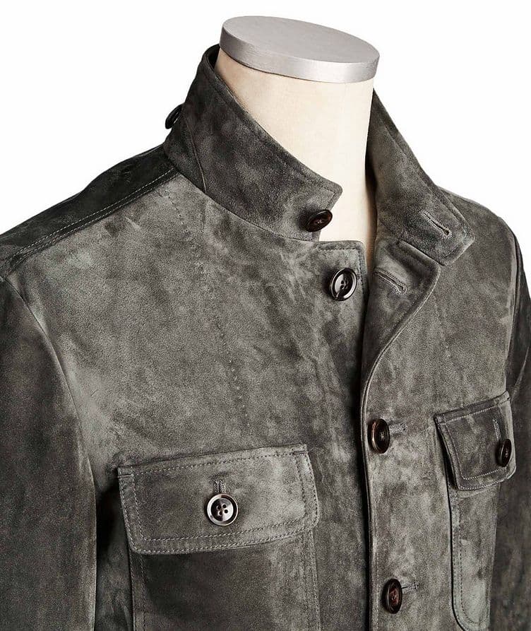 Suede Military Jacket image 2