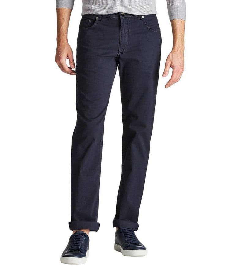 Pantalon Cooper Fancy à teinture Perma Bleu image 0