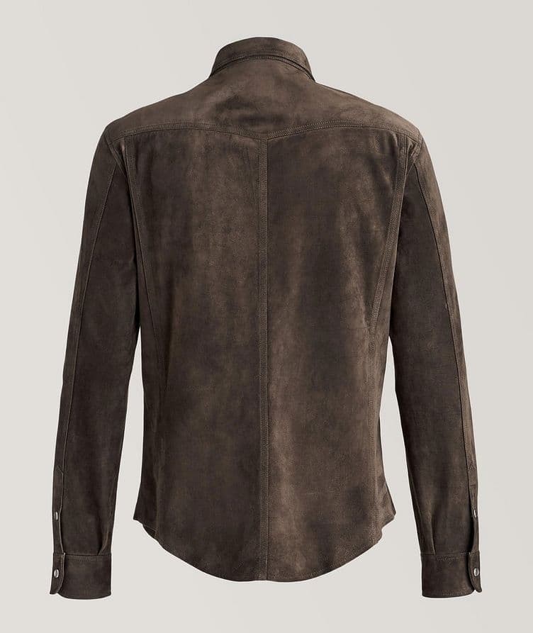 Calfskin Suede Shirt Jacket image 1