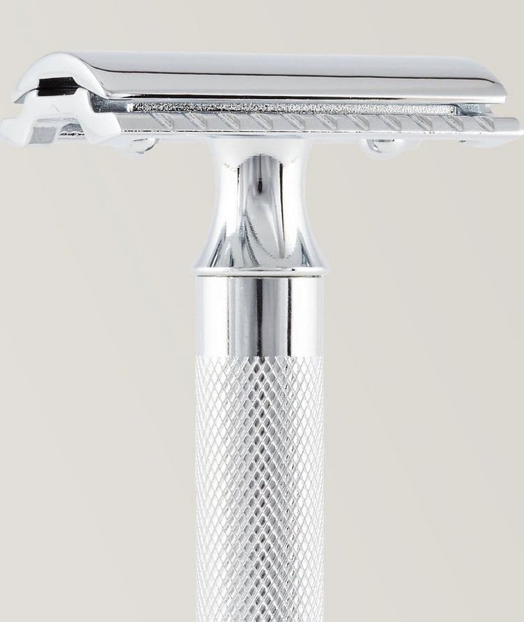  Double Edge Safety Razor, Straight Cut, Extra Thick Handle image 1