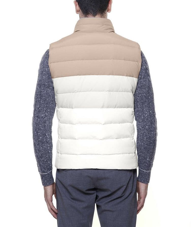 Two-Tone Quilted Down Vest image 2