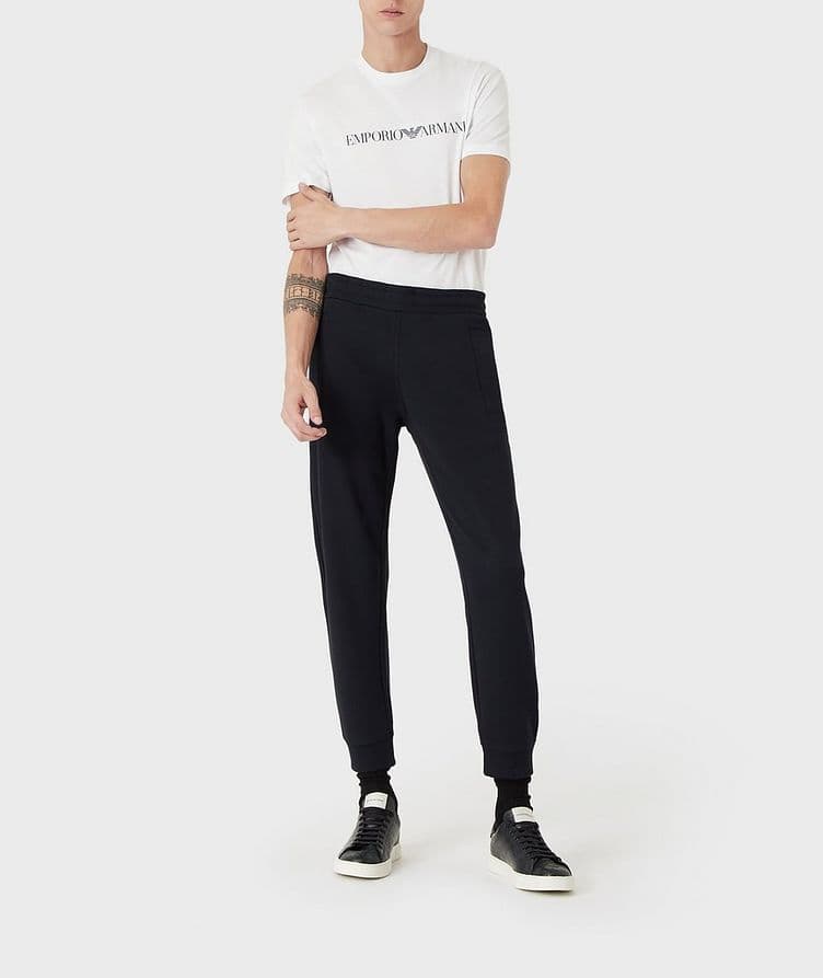 Modal-Cotton Jersey Fleece Joggers image 4