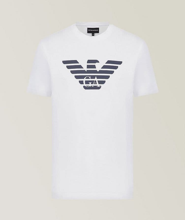 Logo Pima Jersey Cotton T-Shirt image 0