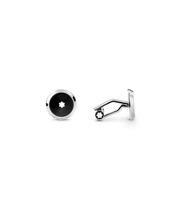 Snowcap Logo Round Cufflinks image 2