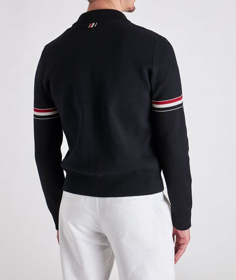 Cotton Zip-Up Sweater image 2