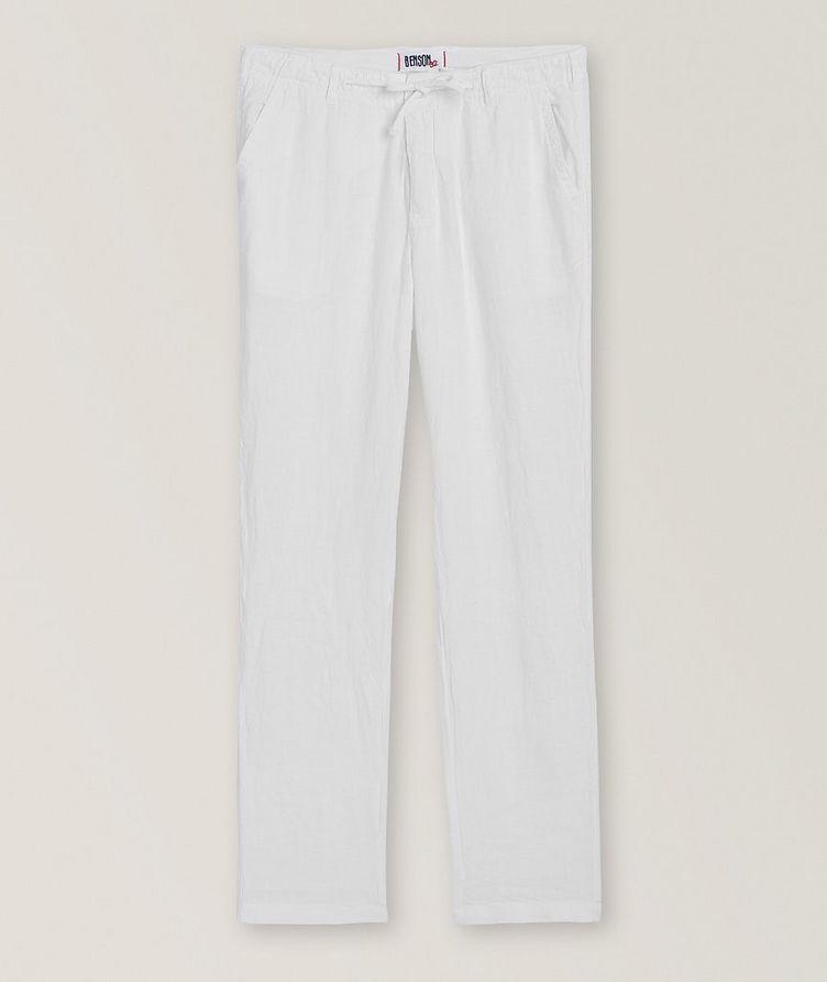 Contemporary Fit Garment Dyed Linen Pants image 0