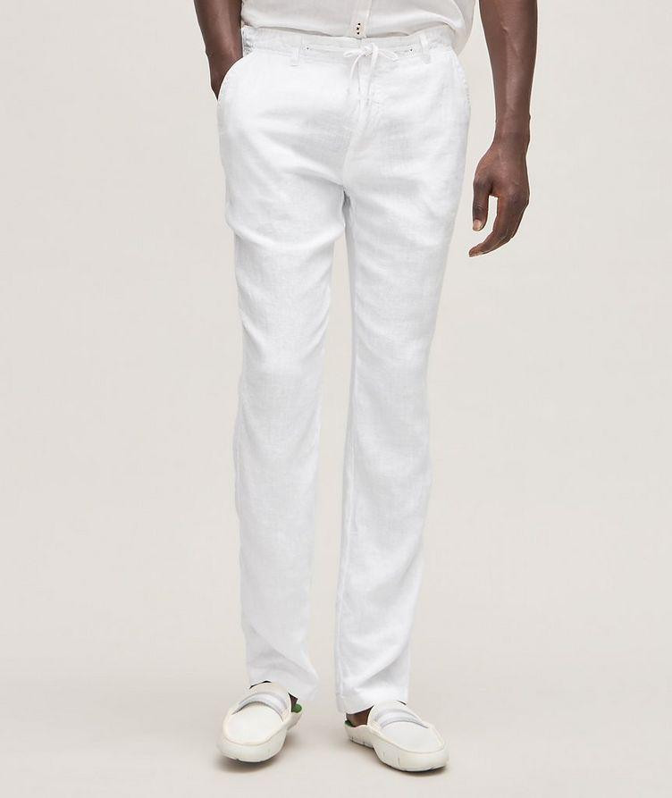 Contemporary Fit Garment Dyed Linen Pants image 1