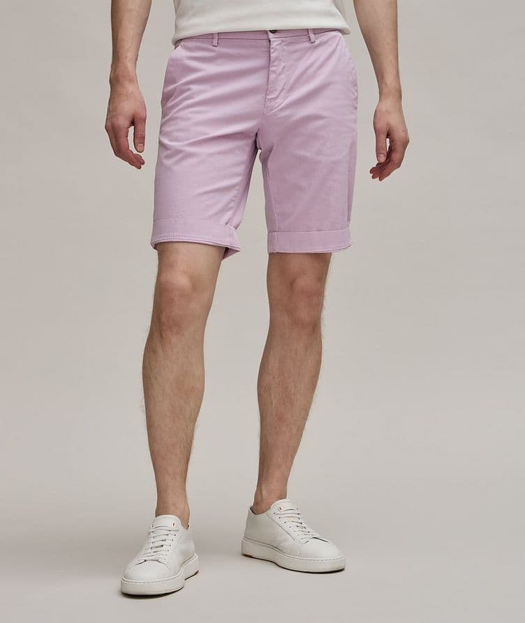 Stretch-Cotton Bermuda Shorts image 1