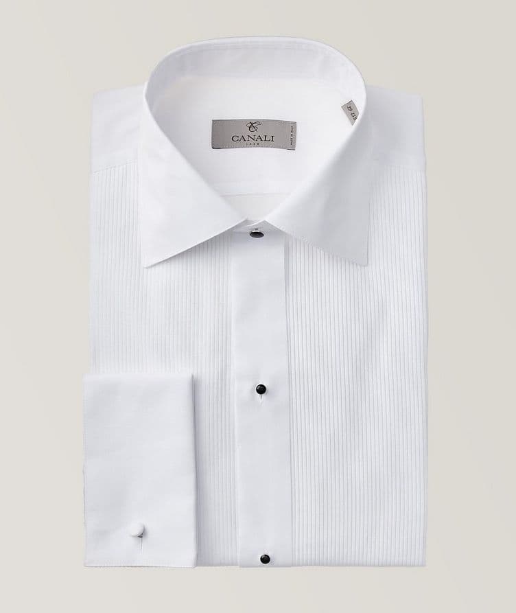 Contemporary-Fit Pleated Bib Tuxedo Shirt image 0