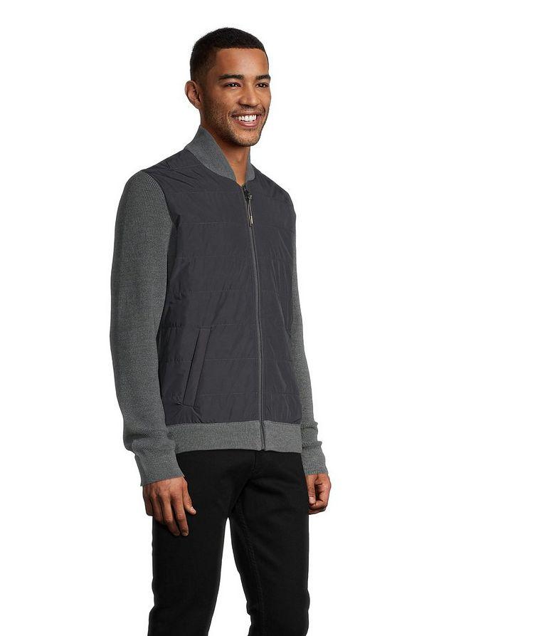 Josh Full Zip Nylon Front Sweater image 1