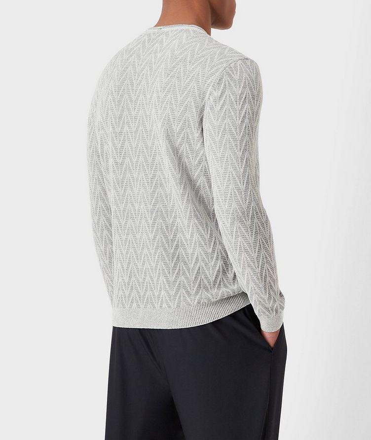 Wool-Blend Jacquard Chevron Sweater image 2