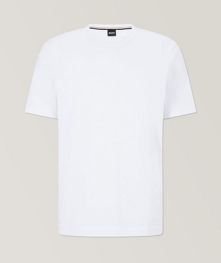 BOSS Cotton-Jersey Crewneck T-Shirt