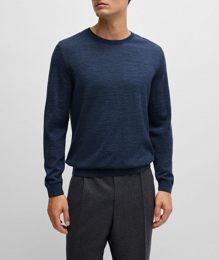 Slim-Fit Virgin Wool Sweater image 6