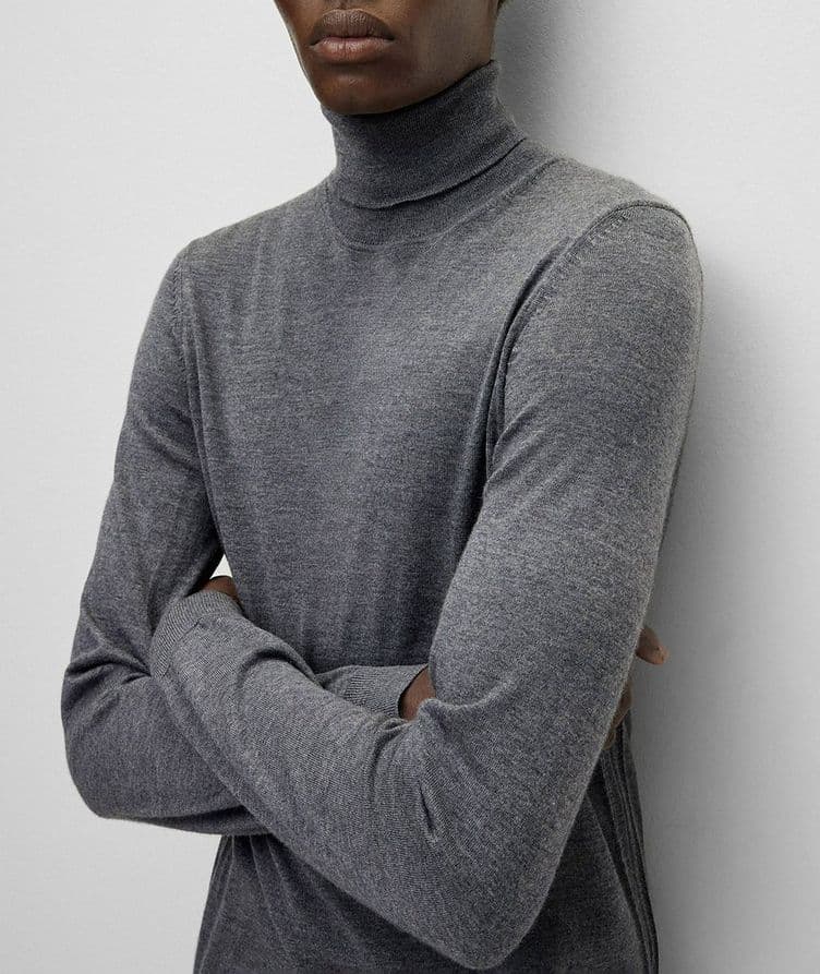 Slim-Fit Virgin Wool Rollneck Sweater image 3