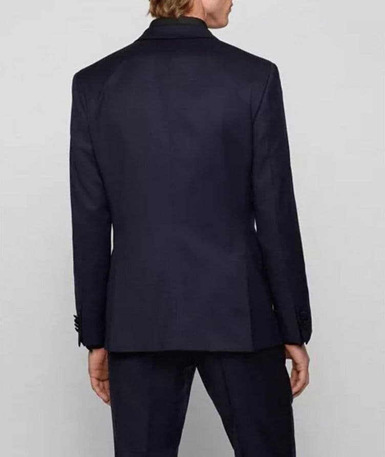 Virgin Wool Serge Tuxedo Jacket image 2