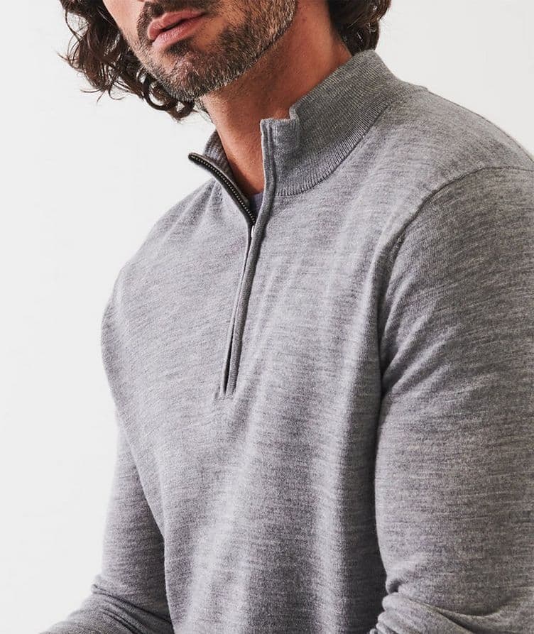 Half-Zip Wool Sweater image 1