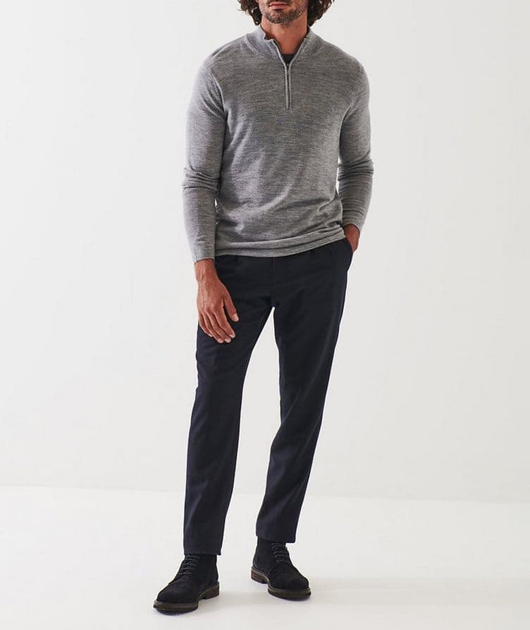 Half-Zip Wool Sweater image 2