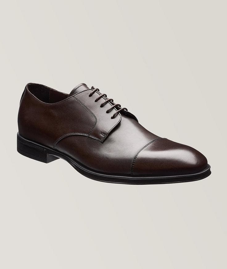 Canali  Calfskin Captoe Derby 