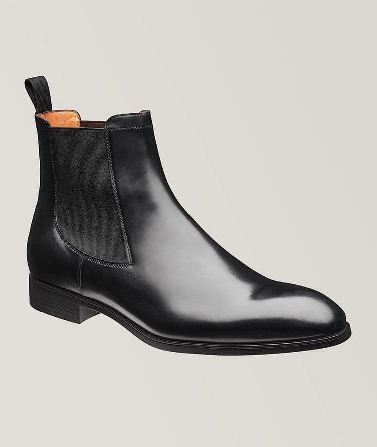 Polished Leather Chelsea Boots image 0