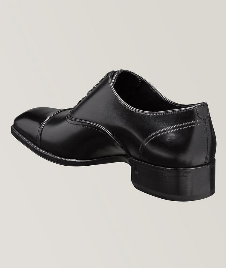 Leather Cap-Toe Oxfords image 1