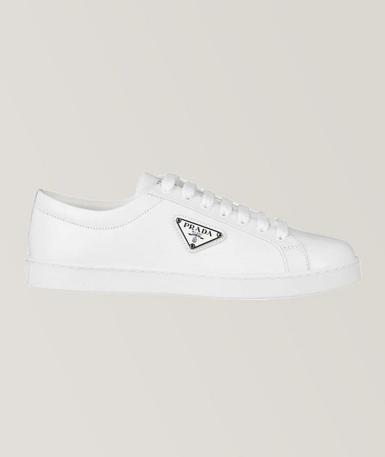 Brushed Leather Sneakers image 0