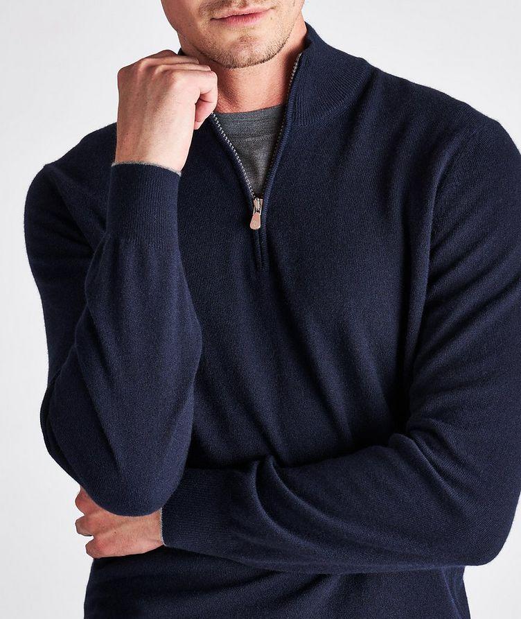 Half-Zip Cashmere Sweater image 3