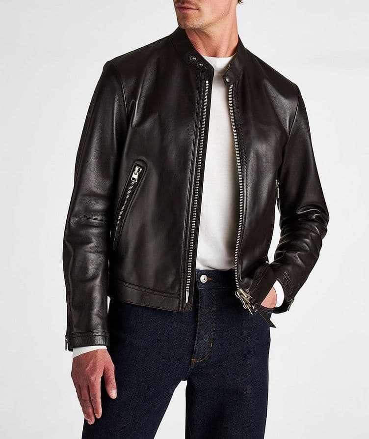 Blouson en cuir nappa image 1