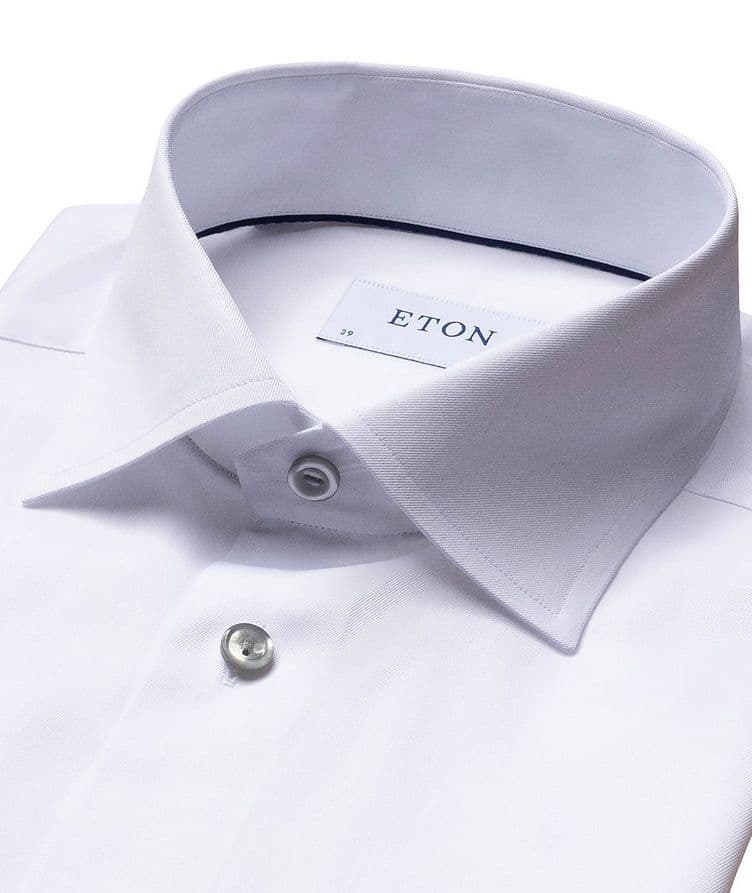 Slim-Fit Twill Cotton Dress Shirt image 4