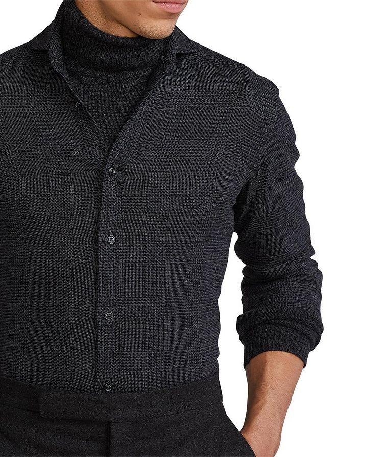 Chemise décontractée en twill à carreaux prince-de-Galles image 4