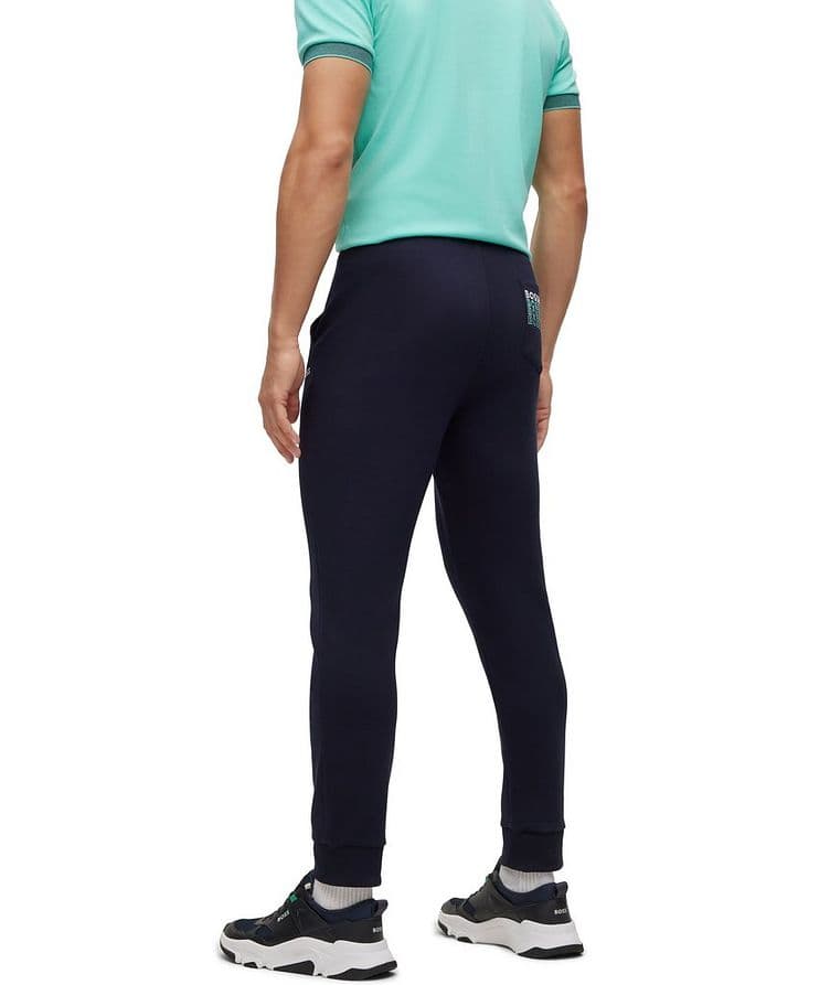 Pantalon sport en mélange de coton avec logo image 2