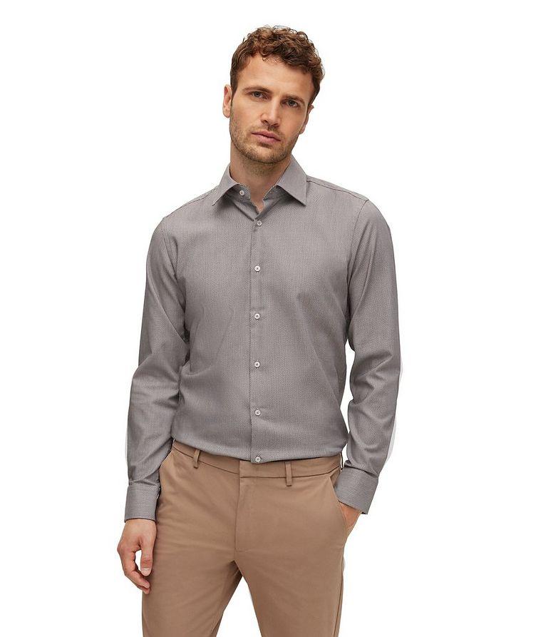 Slim-Fit Stretch-Cotton Dress Shirt image 1