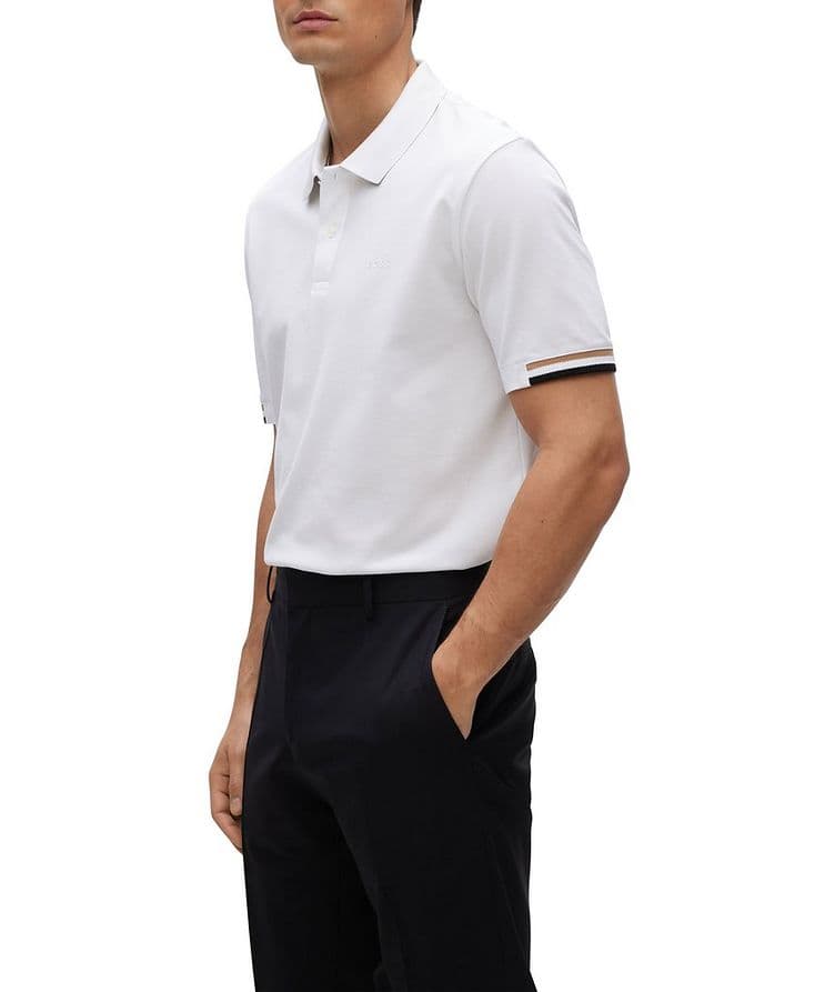 Cotton Rubberized Logo Polo   image 1