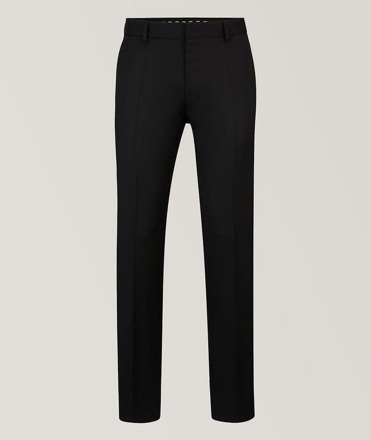 Slim-Fit Formal Virgin-Wool Trousers image 0