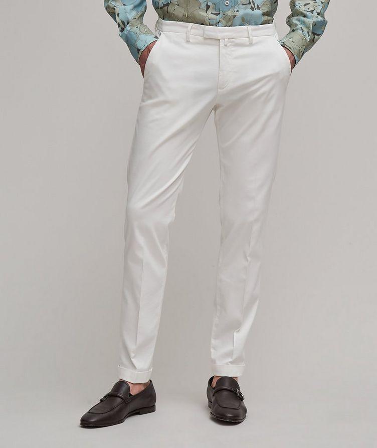 Slim Fit Cotton-Stretch Pants image 2