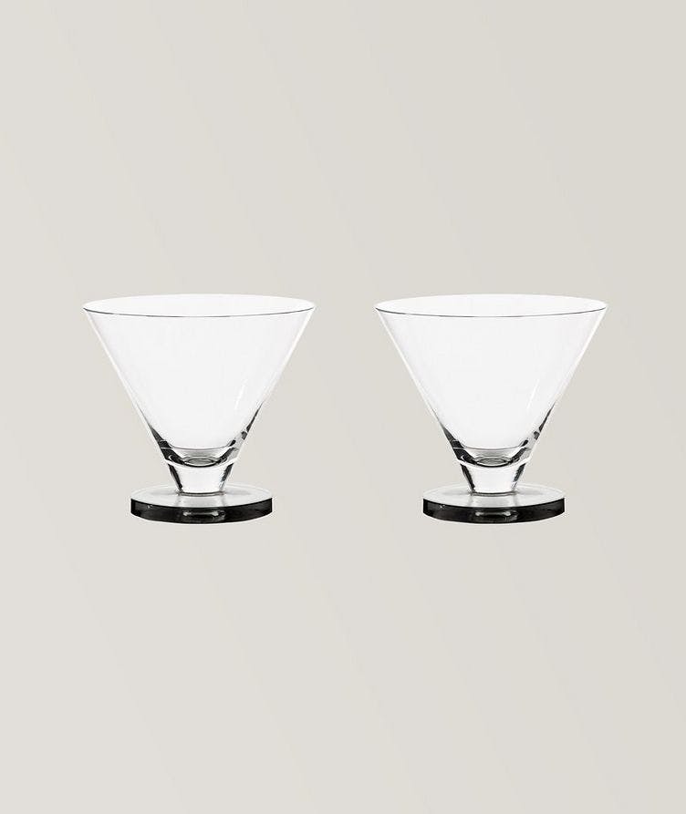 Ensemble de deux verres à cocktail, collection Puck image 0