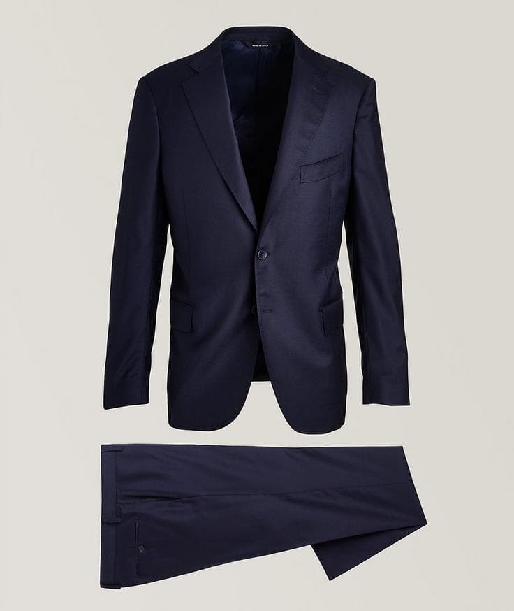 Harold Solid Wool Suit