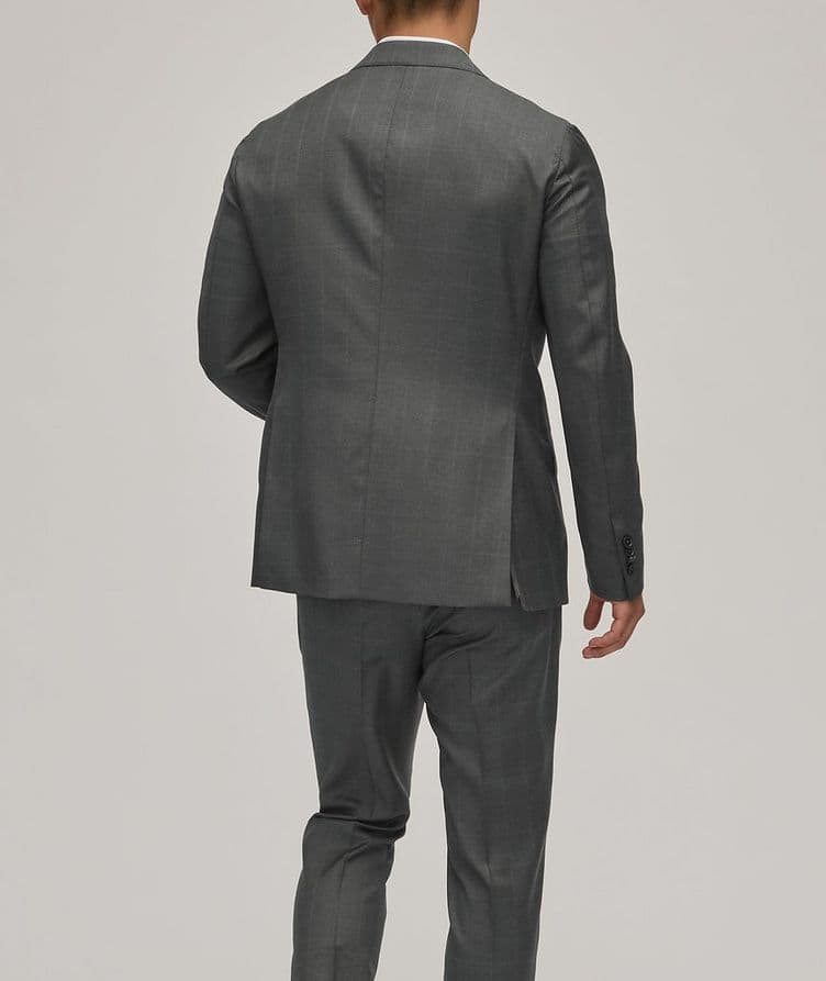 Tonal Windowpane Wool Suit image 2