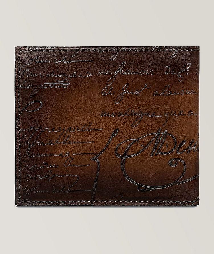 Makore Scritto Leather Wallet image 1