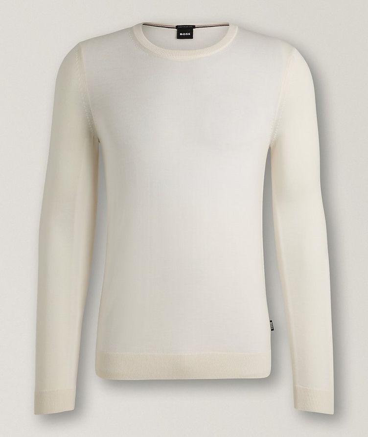 Slim-Fit Virgin Wool Sweater image 0