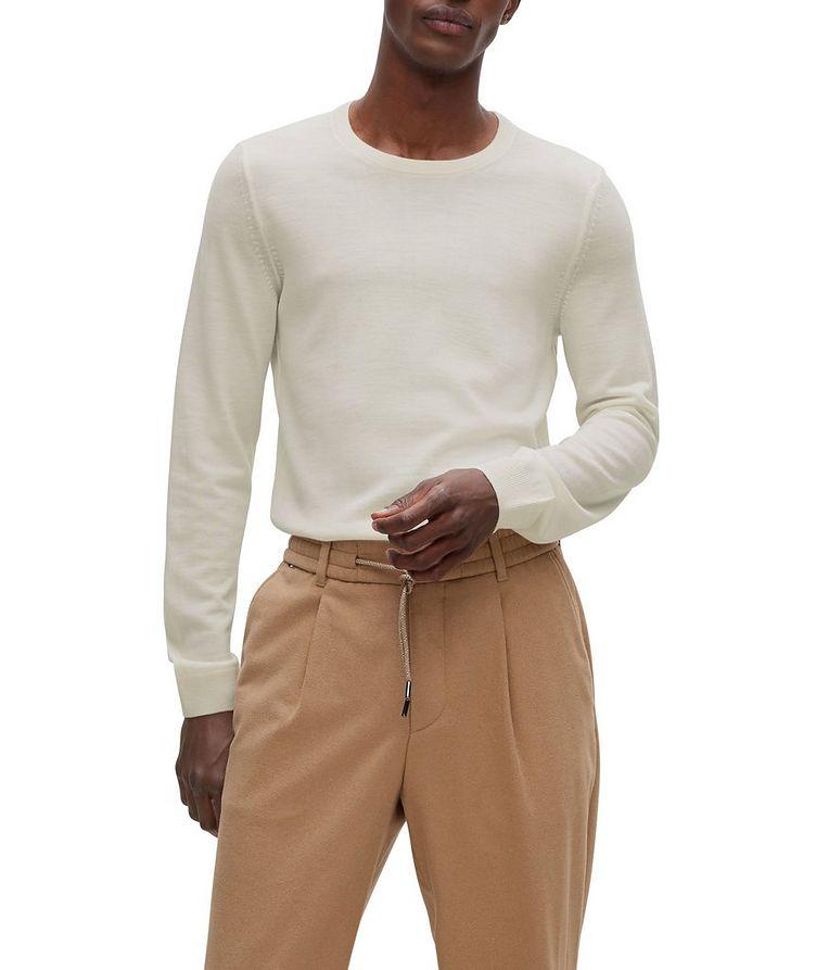 Slim-Fit Virgin Wool Sweater image 1