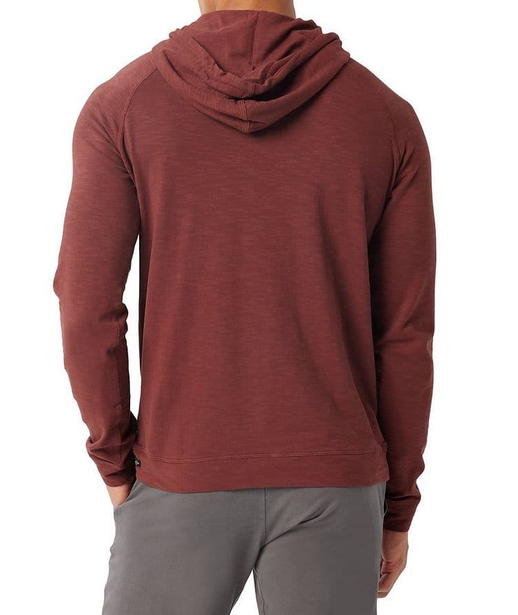 Long-Sleeve Soft Slub Hooded Sweater image 3