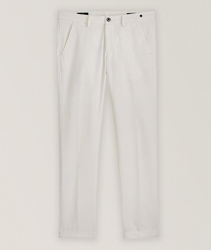 Mason's Slim-Fit Torino Pleated Jersey Stretch-Cotton Pants