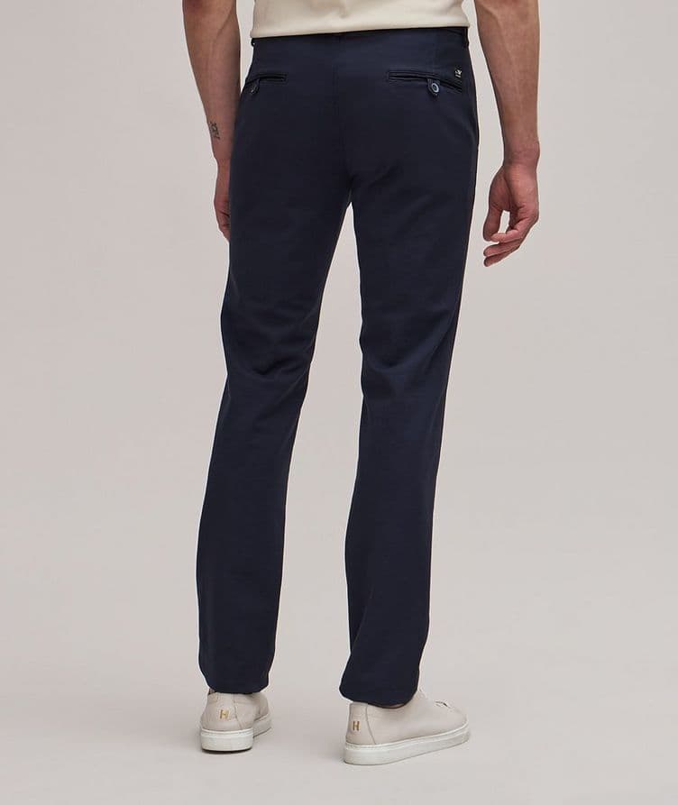 Slim-Fit Torino Pleated Jersey Stretch-Cotton Pants image 2