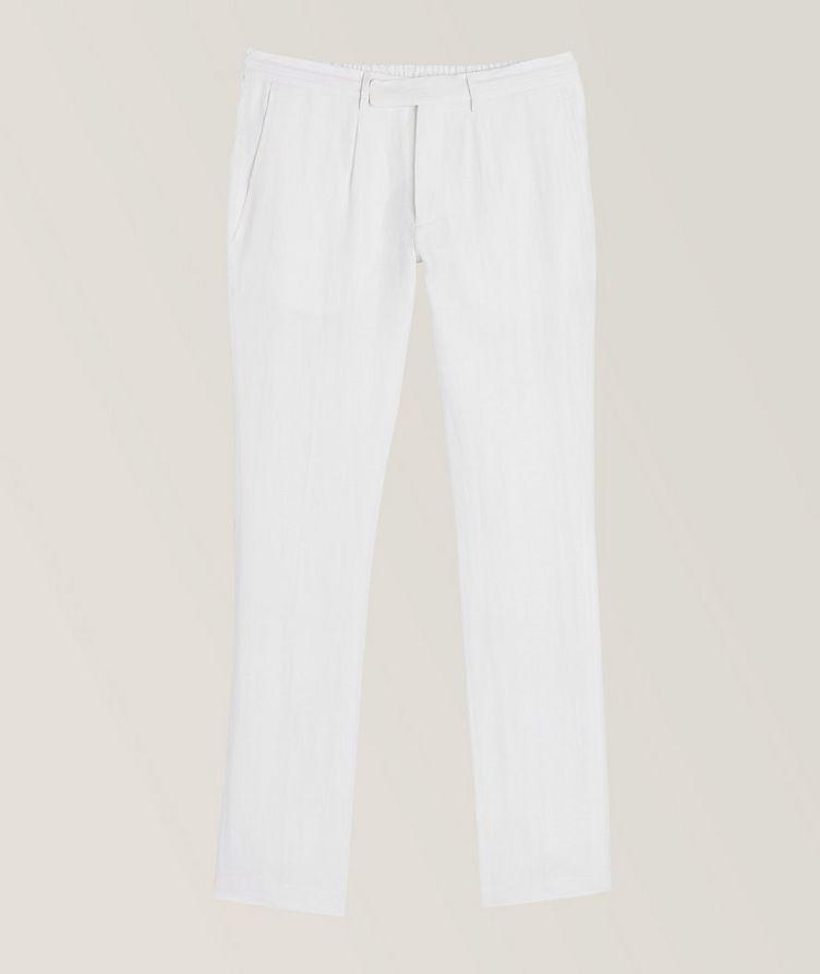 Drawstring Linen Pants image 0