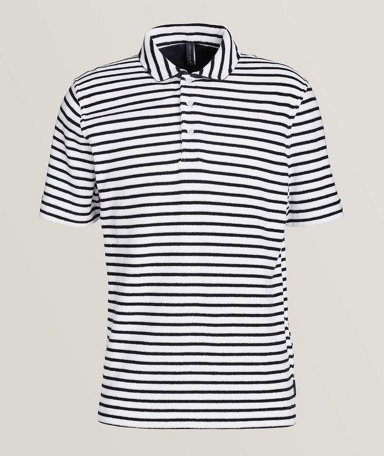 Stripe Terry Cotton Polo image 0