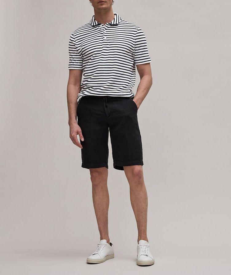 Stripe Terry Cotton Polo image 1