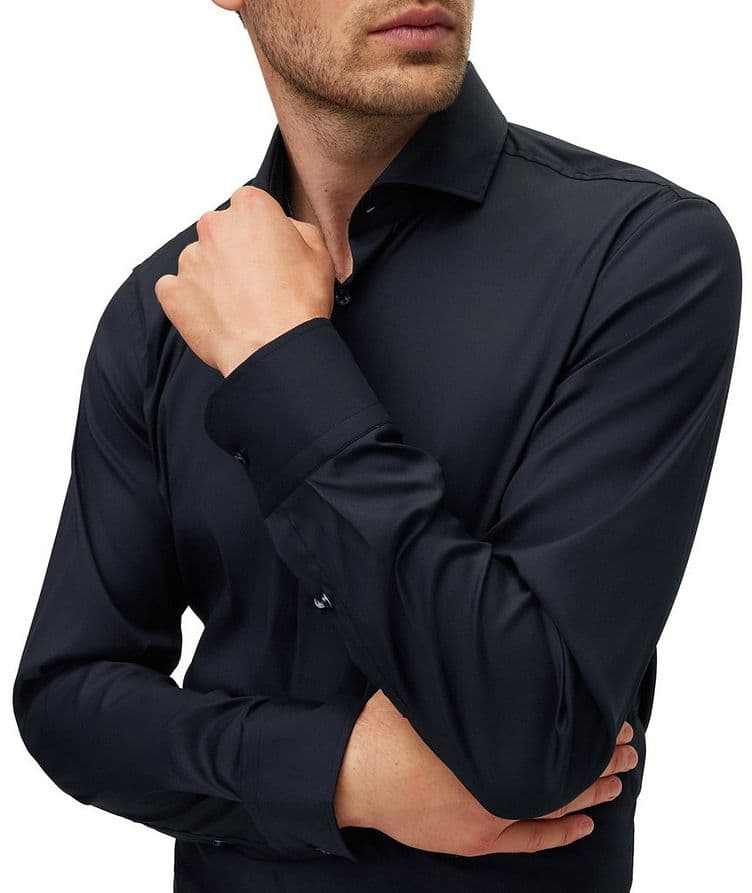 Slim-Fit Cotton-Blend Poplin Dress Shirt image 3