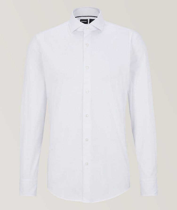 Slim-Fit Cotton-Blend Poplin Dress Shirt image 0